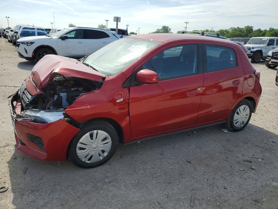 2024 Mitsubishi Mirage VIN ML32AUHJ4RH017685 COPART salvage auction — FRONT END, Az - Cert Of Title - Salvage, sold $2,250 on 2026-07-24 (photo 1)