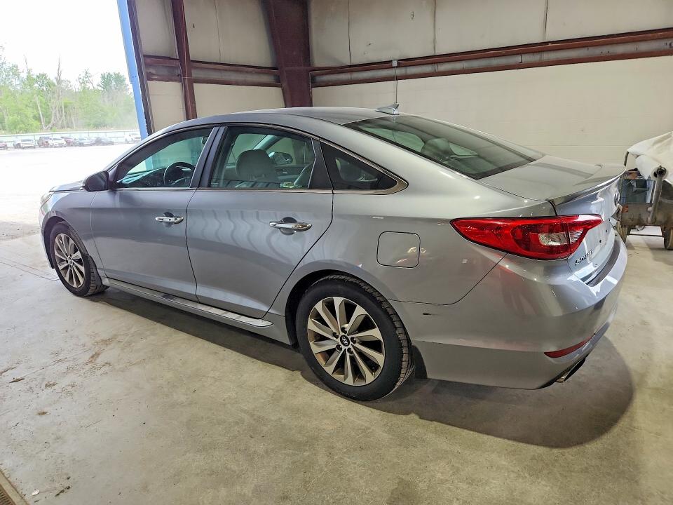 2015 Hyundai Sonata VIN 5NPE34AF6FH214915 COPART salvage auction — FRONT END, Ny - Mv-907A Salvage Certificate, sold $1,600 on 2026-07-21 (photo 2)