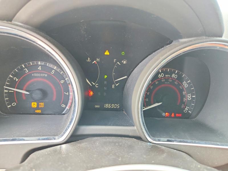 2008 Toyota Highlander VIN JTEES42A982065311 COPART salvage auction — FRONT END, FL - CERT OF TITLE SLVG REBUILDABLE, sold $275 on 2026-07-23 (photo 9)