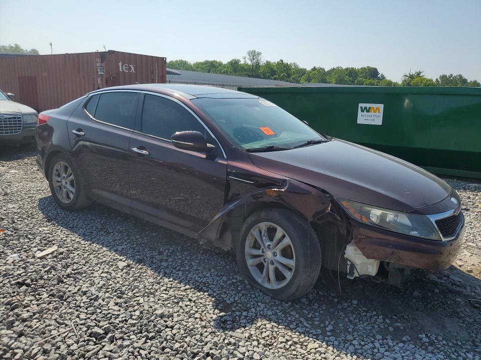 2013 Kia Optima VIN 5XXGN4A70DG247817 COPART salvage auction — FRONT END, Fl - Cert Of Title-Rebuildable Slvg, sold $425 on 2026-07-09 (photo 4)
