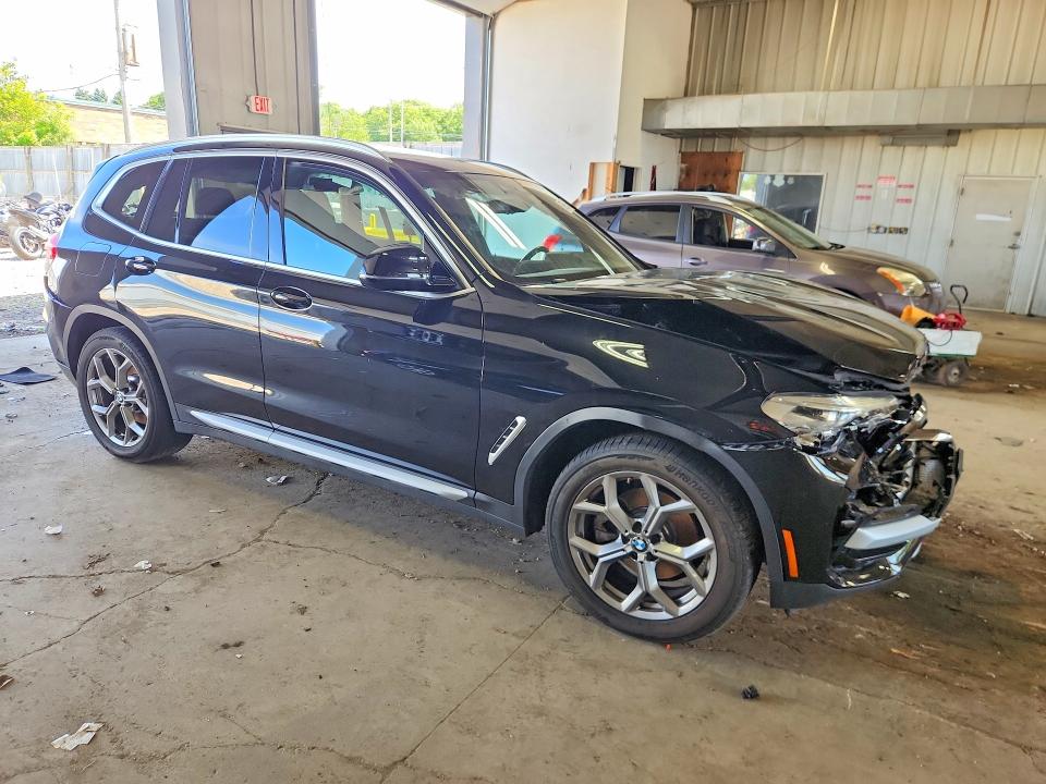 2021 BMW VIN 5UXTY5C04M9E37789 COPART salvage auction — REAR END, Wi - Junked Vehicle Bill Of Sale, sold $5,300 on 2026-07-27 (photo 4)