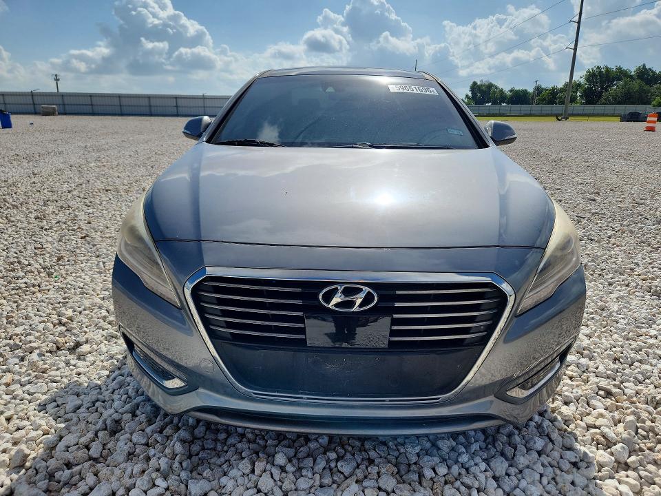 2017 Hyundai Sonata VIN KMHE34L16HA056583 COPART salvage auction — UNDERCARRIAGE, TX - SALVAGE VEHICLE TITLE (P), sold $70 on 2026-07-16 (photo 5)