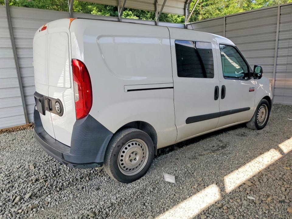 2021 Ram Promaster city VIN ZFBHRFAB1M6T88549 COPART salvage auction — MINOR DENT/SCRATCHES, NC - CERTIFICATE OF TITLE, sold $6,900 on 2026-07-09 (photo 3)