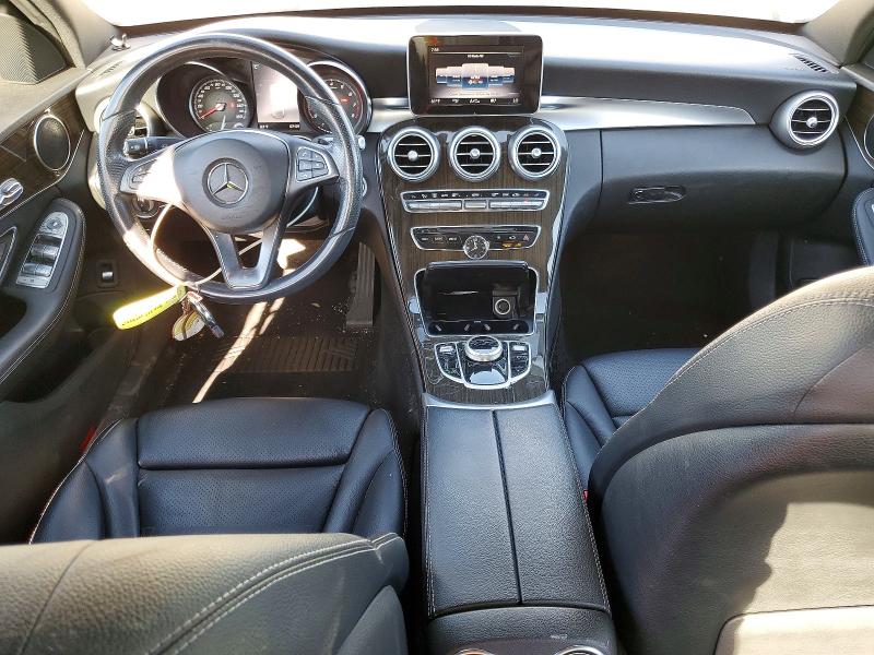 2018 Mercedes-benz C-klasse VIN WDDWF4JB9JR418768 COPART salvage auction — REAR END, Ca - Salvage Certificate, sold $6,600 on 2026-08-20 (photo 8)