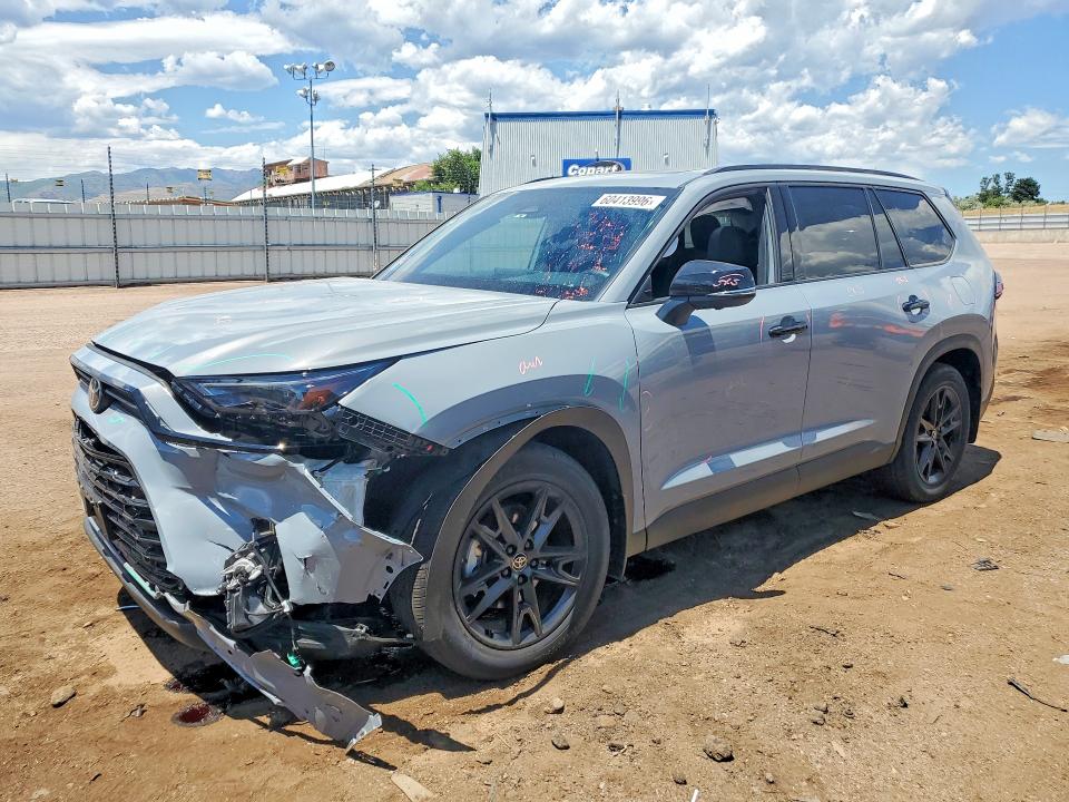 2026 Toyota Highlander VIN 5TDACAB55TS080617 COPART salvage auction — FRONT END, Salvage Title, sold $4,750 on 2026-07-27 (photo 1)