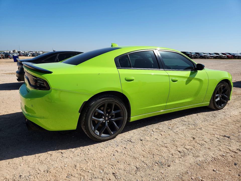 2023 Dodge Charger VIN 2C3CDXBG1PH508301 COPART salvage auction — MINOR DENT/SCRATCHES, TX - CERTIFICATE OF TITLE, sold $10,700 on 2026-07-29 (photo 3)