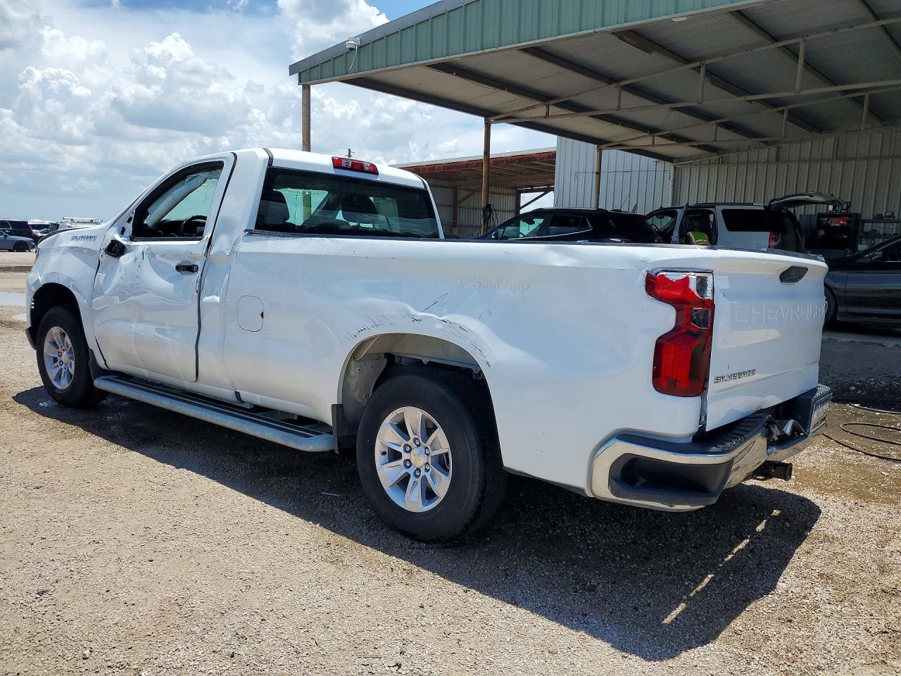 2025 Chevrolet Silverado 1500 VIN 3GCNAAED9SG385397 COPART salvage auction — Front End, AZ - CERTIFICATE OF TITLE (P), sold $9,300 on 2026-07-09 (photo 2)