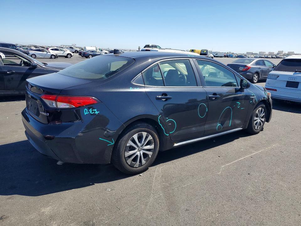 2021 Toyota Corolla VIN JTDEAMDE6MJ019359 COPART salvage auction — FRONT END, CA - SALVAGE CERTIFICATE, sold $60 on 2026-07-29 (photo 3)