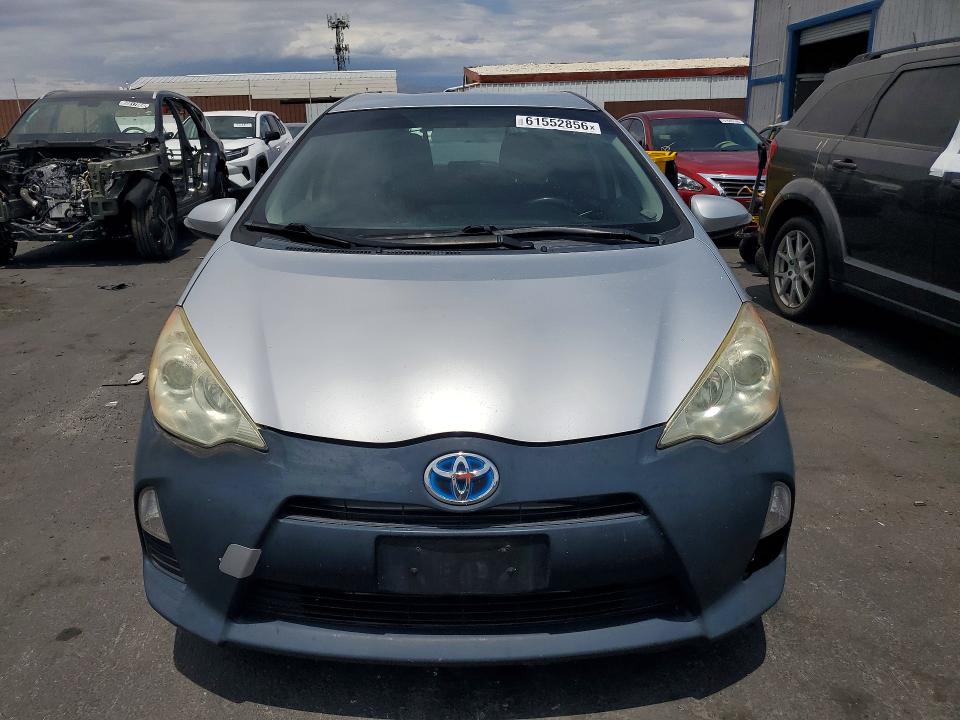 2013 Toyota Prius c VIN JTDKDTB39D1052927 COPART salvage auction — FRONT END, NV - CERTIFICATE OF TITLE, sold $675 on 2026-07-27 (photo 5)