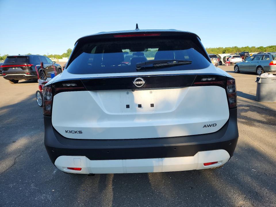 2025 Nissan Kicks VIN 3N8AP6CB4SL331920 COPART salvage auction — FRONT END, NY - MV-907A SALVAGE CERTIFICATE, sold $7,700 on 2026-08-17 (photo 6)