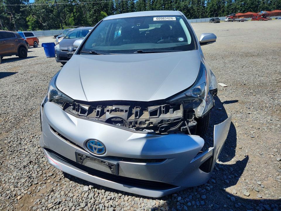 2018 Toyota Prius VIN JTDKBRFUXJ3599619 COPART salvage auction — FRONT END, WA - BILL OF SALE, sold $3,400 on 2026-07-17 (photo 5)