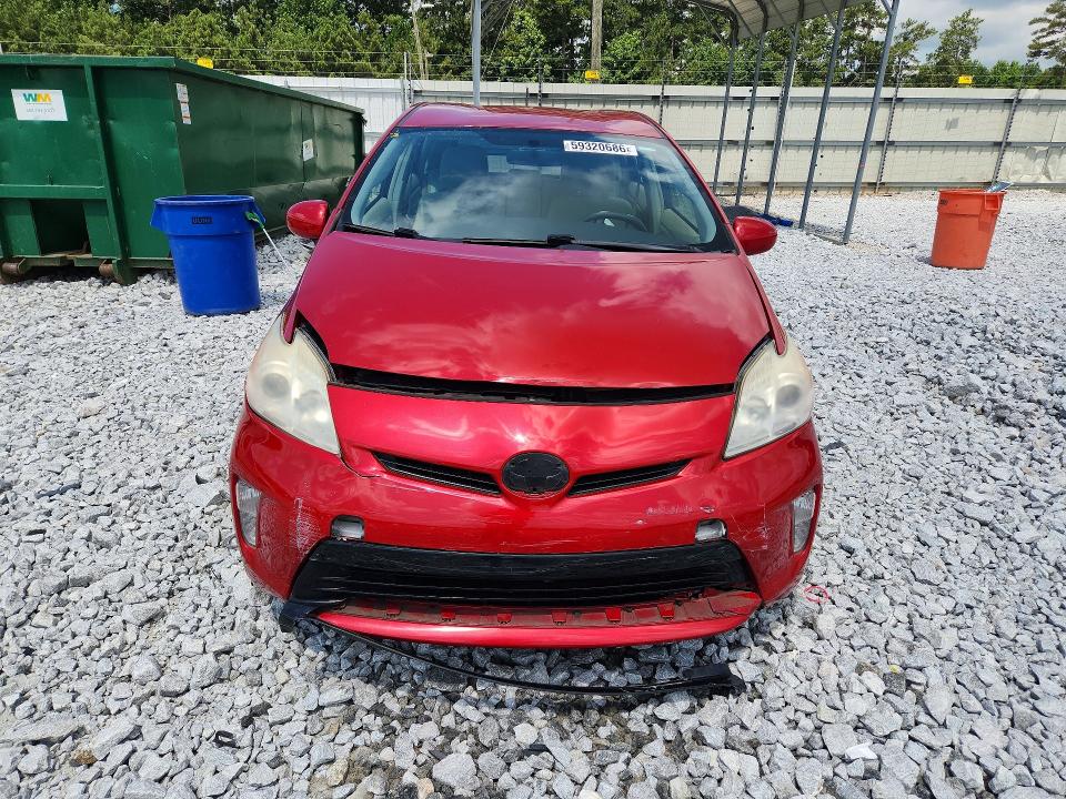 2012 Toyota VIN JTDKN3DU7C5466010 COPART salvage auction — FRONT END, Ga - Cert Of Title-Salvage, sold $1,800 on 2026-07-28 (photo 5)
