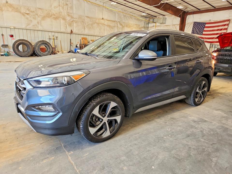 2018 Hyundai Tucson VIN KM8J3CALXJU762862 COPART salvage auction — FRONT END, Wi - Certificate Of Title, sold $4,650 on 2026-07-22 (photo 1)