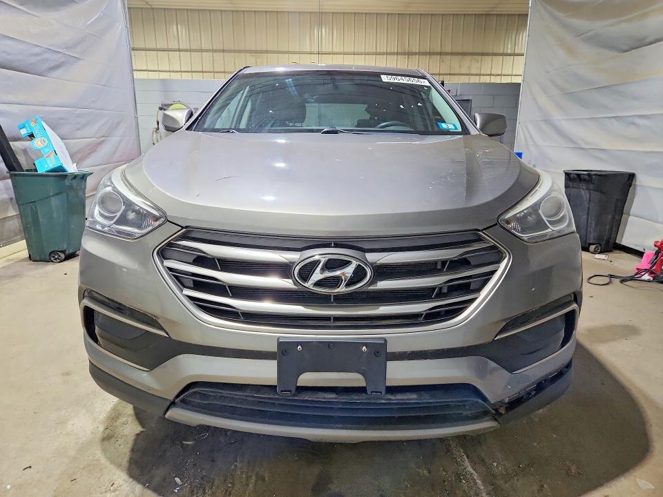 2017 Hyundai Santa fe VIN 5XYZTDLB6HG443620 COPART salvage auction — FRONT END, Nh - Certificate Of Title, sold $2,550 on 2026-07-09 (photo 5)