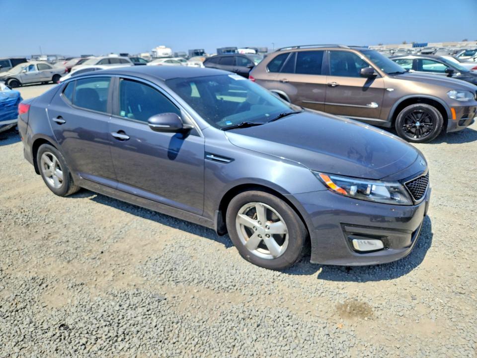 2015 Kia Optima VIN KNAGM4A76F5633634 COPART salvage auction — MECHANICAL, Ca - Dis/Dlr/Exp Only Clean Title, sold $1,000 on 2026-07-29 (photo 4)
