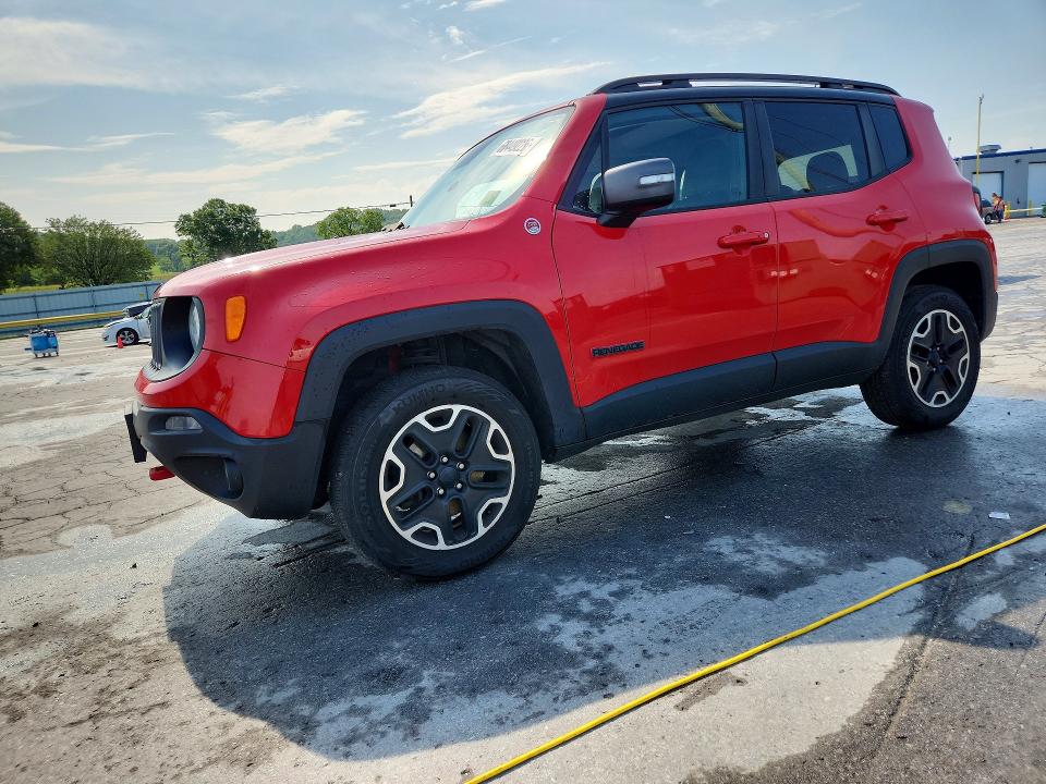 2016 Jeep Renegade VIN ZACCJBCT5GPE15055 COPART salvage auction — FRONT END, Md - Cert Of Salvage > 75% Damage, sold $4,300 on 2026-08-05 (photo 1)