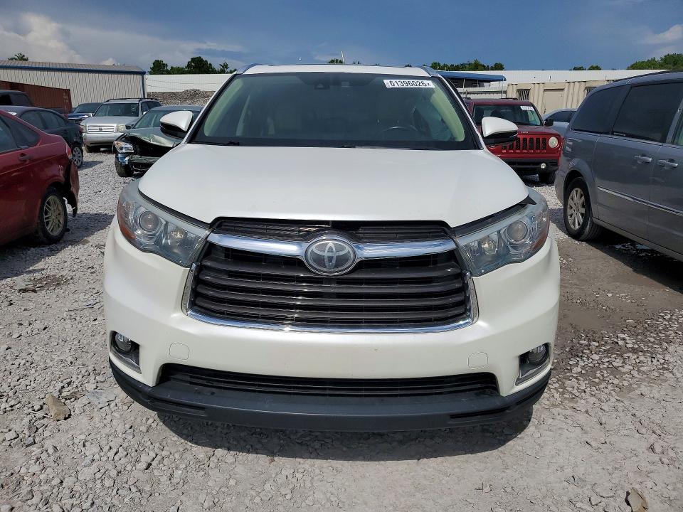 2015 Toyota Highlander VIN 5TDYKRFH4FS093819 COPART salvage auction — SIDE, Al - Cert Of Title-Salvage Title, sold $250 on 2026-07-28 (photo 5)