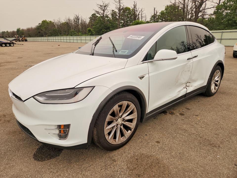 2016 Tesla Model x VIN 5YJXCBE28GF013425 COPART salvage auction — SIDE, Ny - Mv-907A Salvage Certificate, sold $6,600 on 2026-07-20 (photo 1)