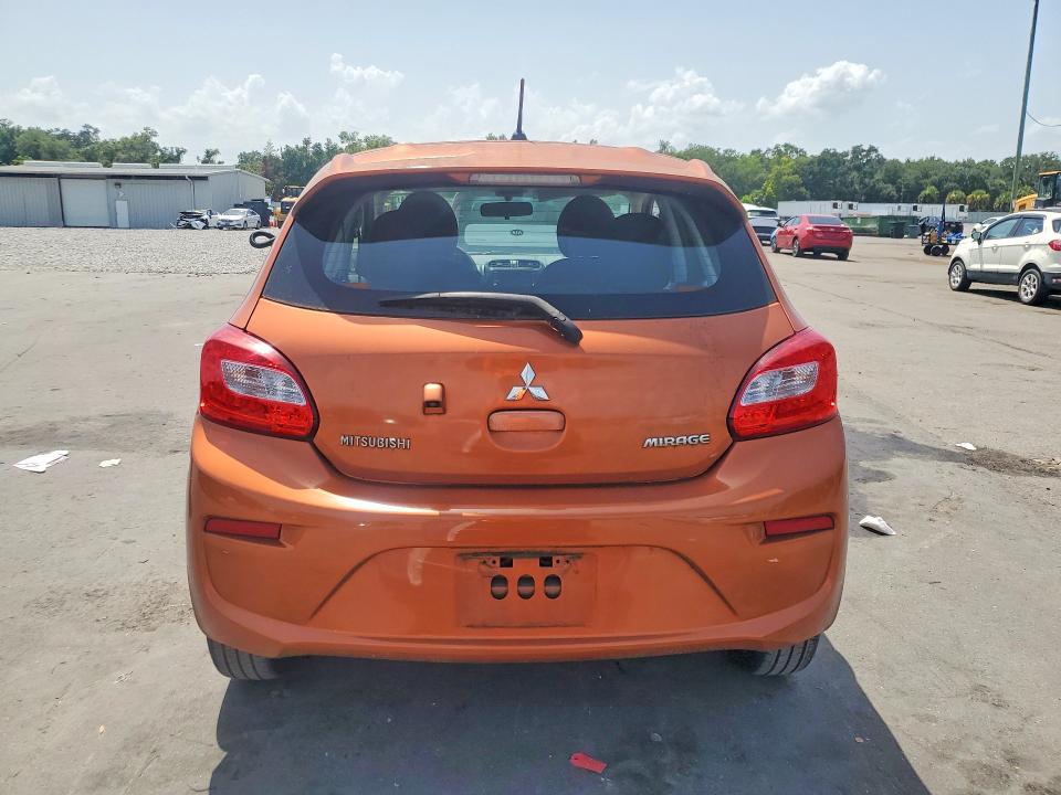 2018 Mitsubishi Mirage VIN ML32A3HJ3JH014615 COPART salvage auction — SIDE, Salvage Title, sold $1,650 on 2026-07-15 (photo 6)
