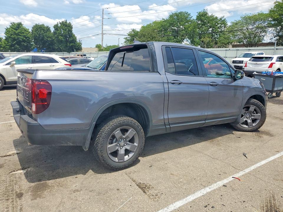 2025 Honda Ridgeline VIN 5FPYK3F6XSB010895 COPART salvage auction — SIDE, Oh - Cert Of Title-Salvage, sold $10,300 on 2026-08-19 (photo 3)