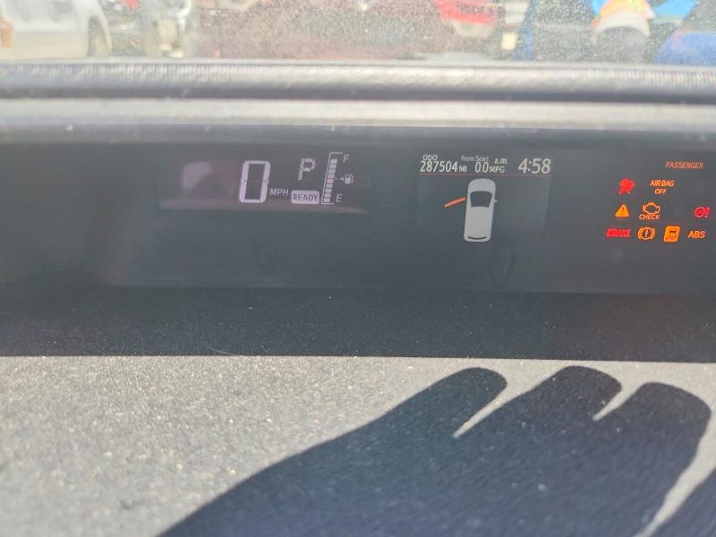 2015 Toyota Prius VIN JTDKDTB30F1089173 COPART salvage auction — FRONT END, Ca - Salvage Certificate, sold $600 on 2026-07-16 (photo 9)