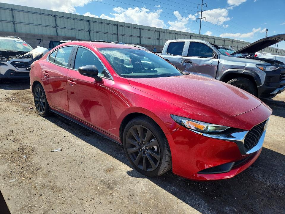 2025 Mazda 3 VIN 3MZBPABM4SM476839 COPART salvage auction — REAR END, Nm - Cert Of Title-Salvage, sold $5,499 on 2026-09-28 (photo 4)