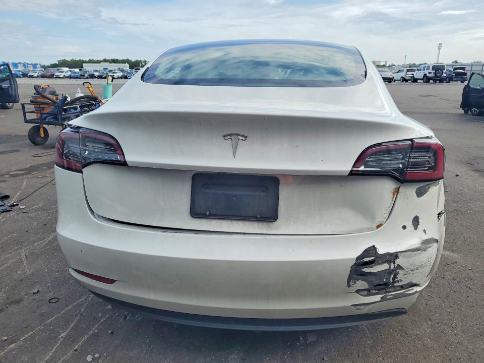 2023 Tesla Model 3 VIN 5YJ3E1EA3PF466653 COPART salvage auction — REAR END, Salvage Title, sold $8,100 on 2026-07-20 (photo 6)