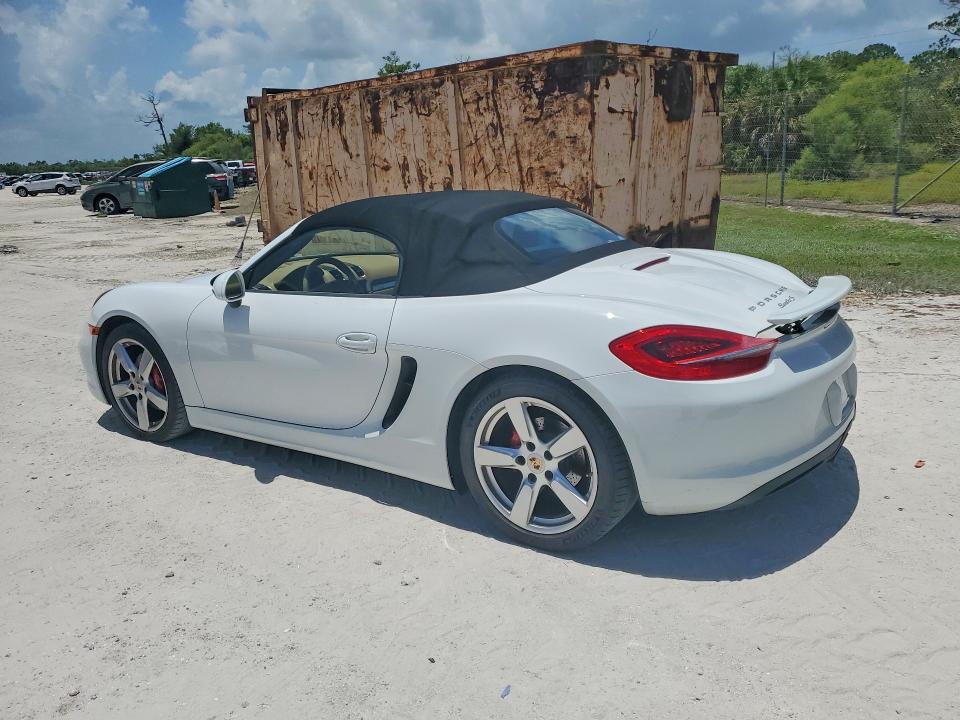 2014 Porsche Boxster VIN WP0CB2A86ES140816 COPART salvage auction — REAR END, Salvage Title, sold $6,400 on 2026-07-22 (photo 2)
