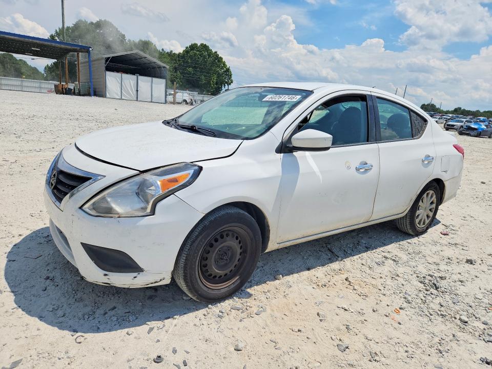 2016 Nissan Versa VIN 3N1CN7APXGL807791 COPART salvage auction — FRONT END, Salvage Title, sold $675 on 2026-07-29 (photo 1)