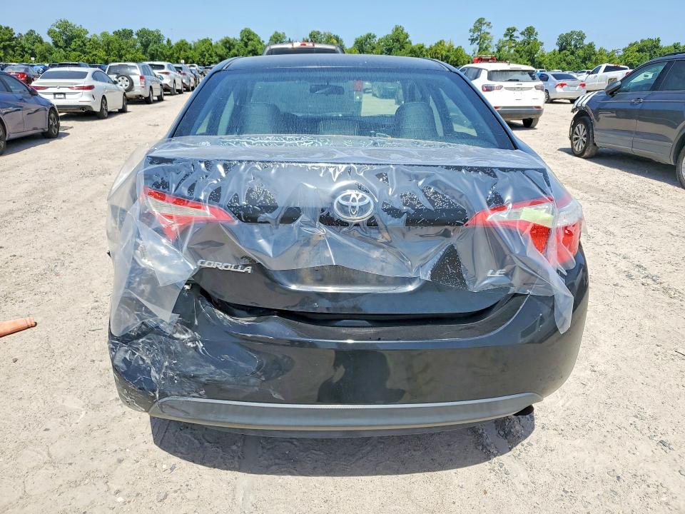 2016 Toyota Corolla VIN 5YFBURHE4GP483431 COPART salvage auction — REAR END, Tx - Salvage Vehicle Title, sold $275 on 2026-07-24 (photo 6)