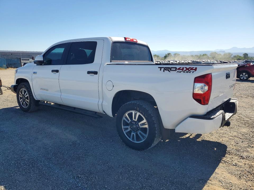 2018 Toyota Tundra VIN 5TFDY5F16JX755332 COPART salvage auction — FRONT END, Ca - Salvage Certificate, sold $15,300 on 2026-07-31 (photo 2)