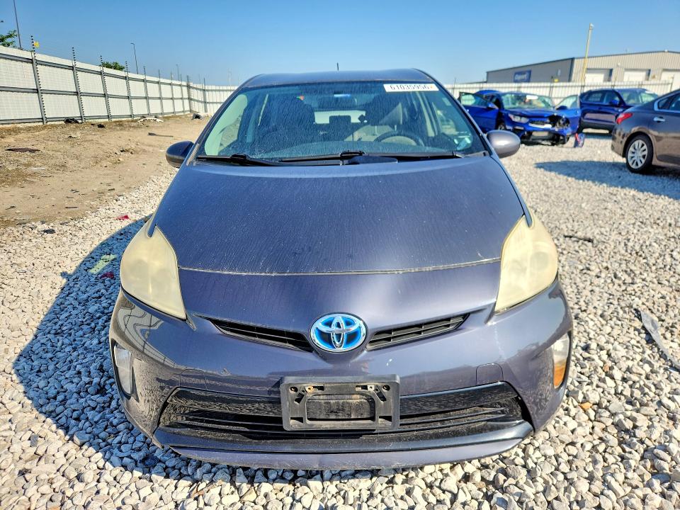 2014 Toyota Prius VIN JTDKN3DU5E1742629 COPART salvage auction — FRONT END, Mo - Certificate Of Title, sold $875 on 2026-07-20 (photo 5)