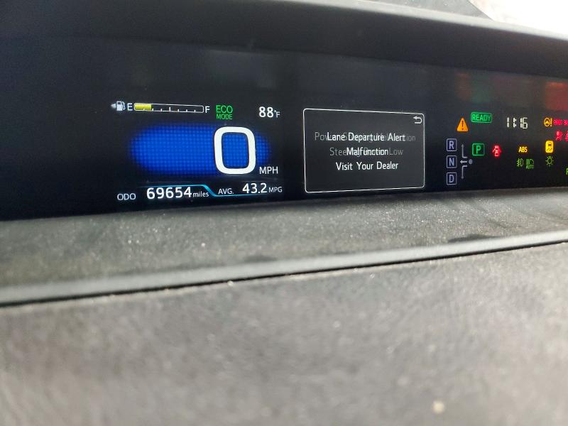 2017 Toyota Prius VIN JTDKARFU0H3029464 COPART salvage auction — FRONT END, Ny - Mv-907A Salvage Certificate, sold $4,450 on 2026-07-27 (photo 9)