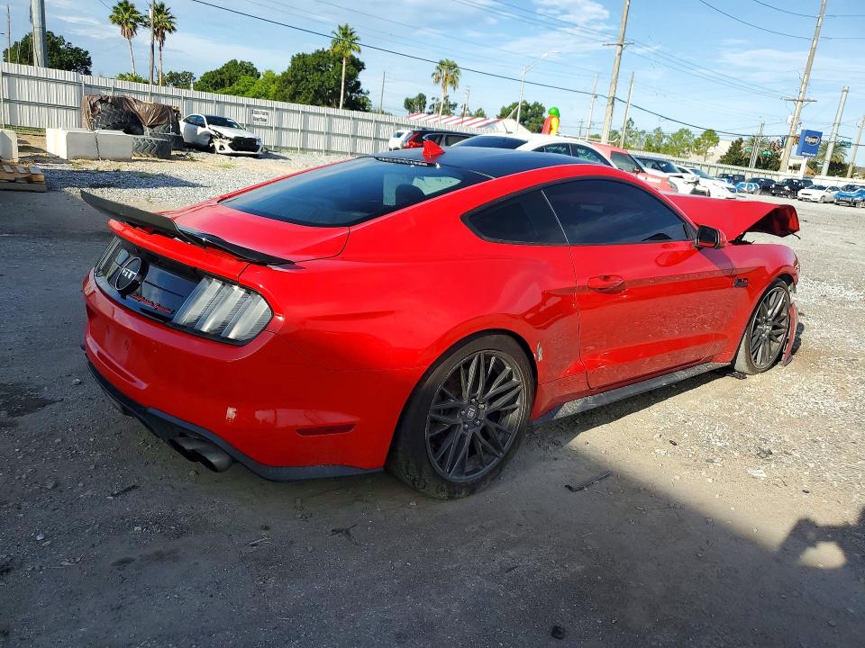 2021 Ford Mustang VIN 1FA6P8CFXM5151740 COPART salvage auction — FRONT END, Fl - Cert Of Title Slvg Rebuildable, sold $10,800 on 2026-08-21 (photo 3)
