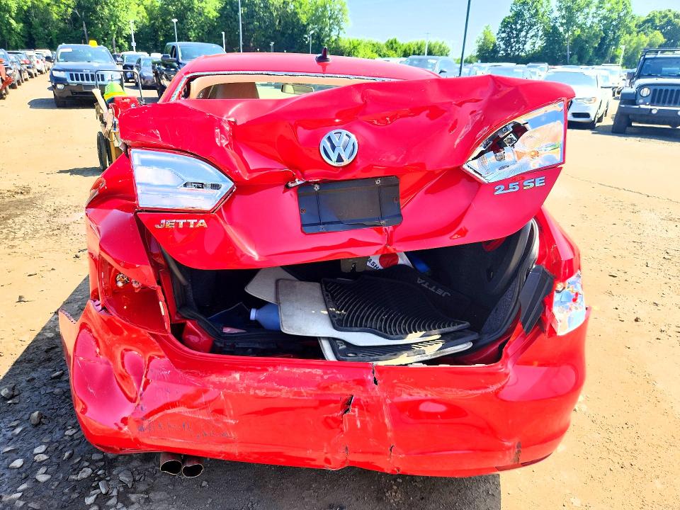 2013 Volkswagen Jetta VIN 3VWDP7AJ1DM432674 COPART salvage auction — REAR END, Ma - Cert Of Title-Salvage, sold $475 on 2026-07-23 (photo 6)
