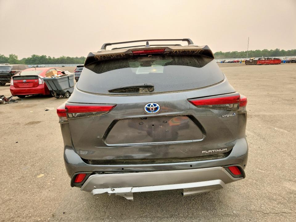 2023 Toyota Highlander VIN 5TDEBRCH8PS114471 COPART salvage auction — FRONT END, Ny - Cert Of Title-Rebuilt Salvage, sold $13,100 on 2026-07-29 (photo 6)