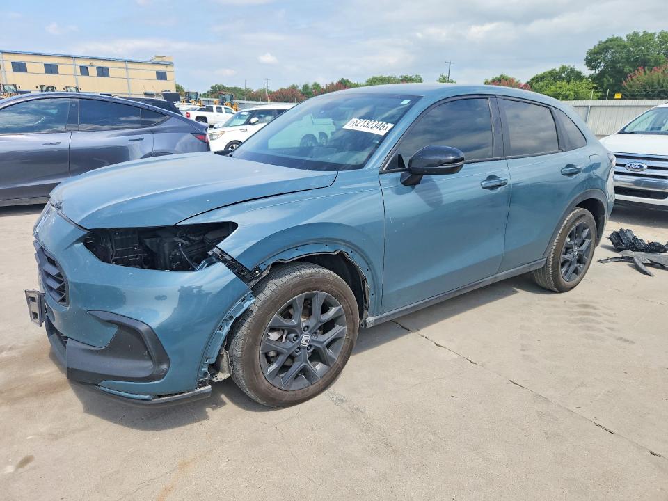 2025 Honda Hr-v VIN 3CZRZ2H57SM788441 COPART salvage auction — FRONT END, TX - SALVAGE VEHICLE TITLE (P), sold $11,300 on 2026-08-20 (photo 1)