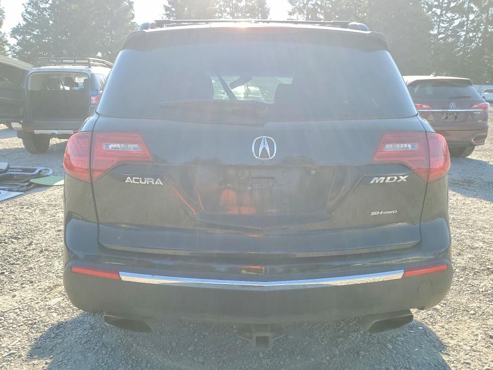 2011 Acura Mdx VIN 2HNYD2H60BH529887 COPART salvage auction — FRONT END, WA - BILL OF SALE, sold $125 on 2026-07-24 (photo 6)