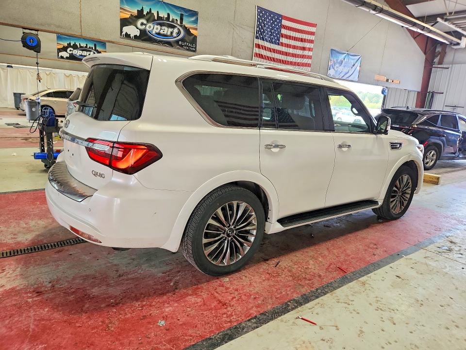 2021 Infiniti Qx80 VIN JN8AZ2BE2M9268004 COPART salvage auction — FRONT END, Ny - Mv-907A Salvage Certificate, sold $14,700 on 2026-08-17 (photo 3)