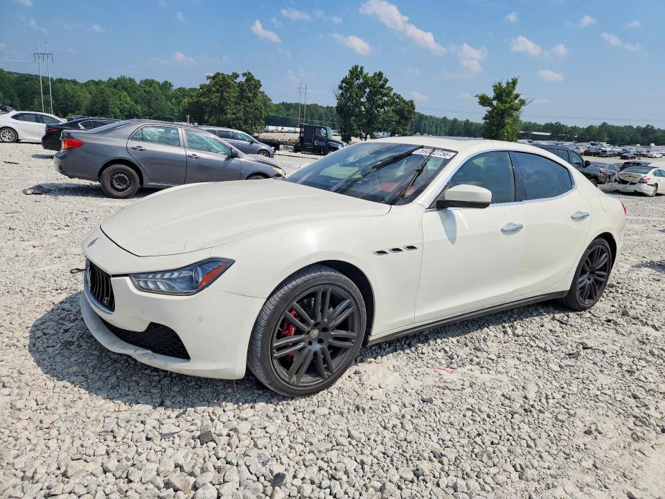 2017 Maserati Ghibli VIN ZAM57RSS1H1212749 COPART salvage auction — MINOR DENT/SCRATCHES, Ga - Cert Of Title-Manufctr Buyback (P), sold $4,700 on 2026-07-20 (photo 1)