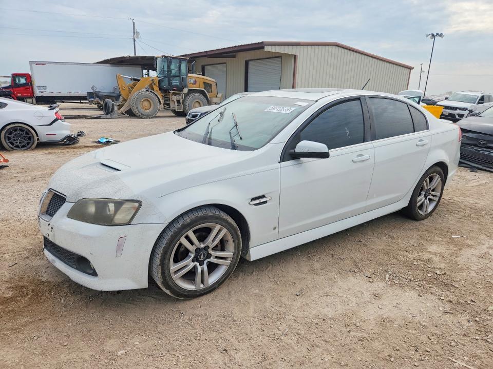 2009 Pontiac G8 VIN 6G2ER57789L167575 COPART salvage auction — SIDE, Tx - Certificate Of Title (P), sold $1,050 on 2026-07-22 (photo 1)