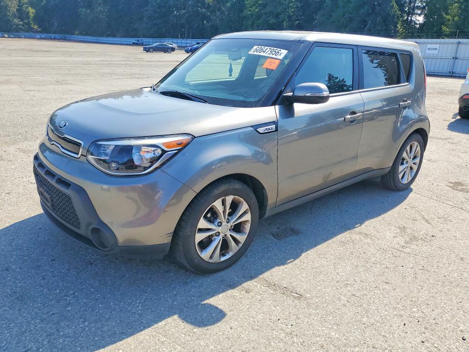 2014 Kia Soul VIN KNDJP3A56E7062173 COPART salvage auction — FRONT END, WA - BILL OF SALE, sold $60 on 2026-07-27 (photo 1)