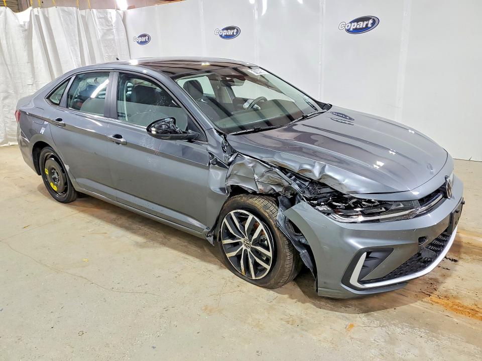 2026 Volkswagen Jetta VIN 3VW7W7BU6TM029930 COPART salvage auction — FRONT END, TX - CERTIFICATE OF TITLE, sold $7,700 on 2026-07-27 (photo 4)