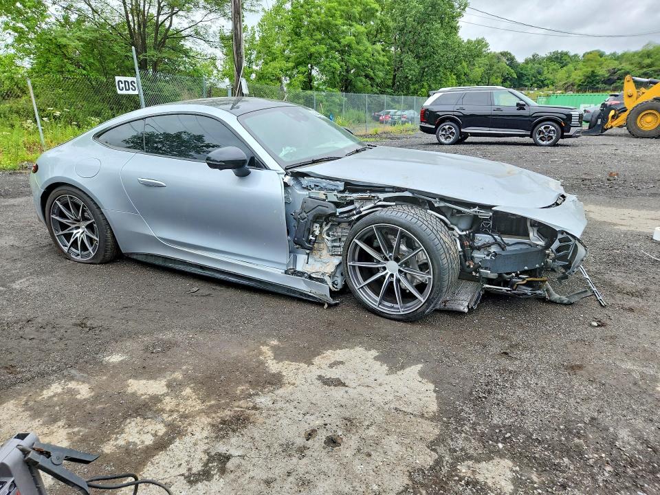 2025 Mercedes-benz AMG GT VIN W1KRJ8AB5SF006031 COPART salvage auction — FRONT END, Nj - Cert Of Title-Salvage, sold $10,200 on 2026-07-09 (photo 4)