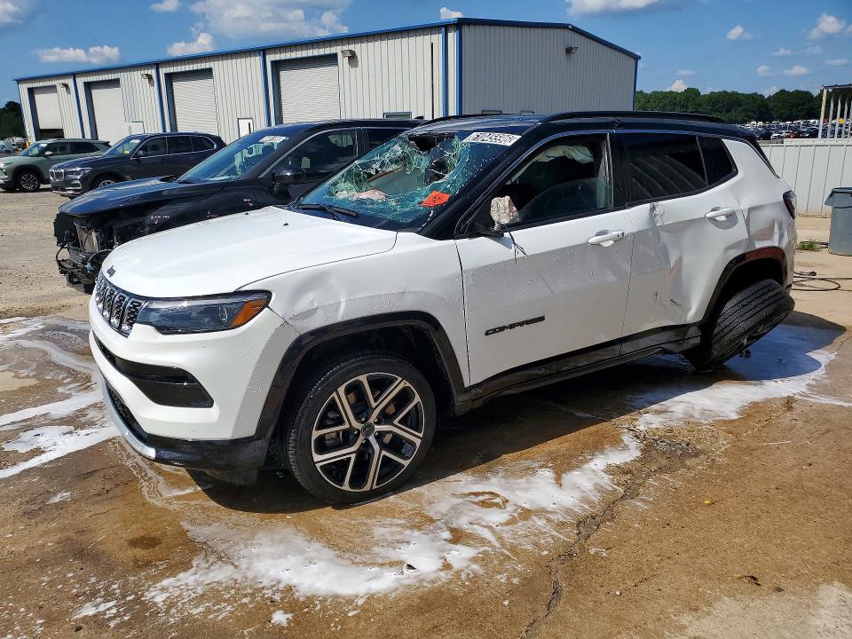 2025 Jeep Compass VIN 3C4NJDCN9ST603925 COPART salvage auction — SIDE, FL - CERT OF TITLE SLVG REBUILDABLE (P), sold $2,050 on 2026-07-27 (photo 1)