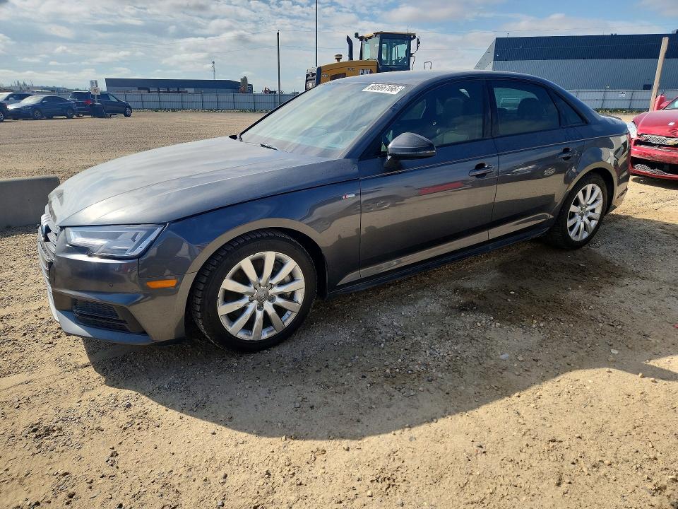 2018 Audi A4 VIN WAURNAF43JA211307 COPART salvage auction — FRONT END, AB - BOS - SALVAGE, sold $7,200 on 2026-07-23 (photo 1)