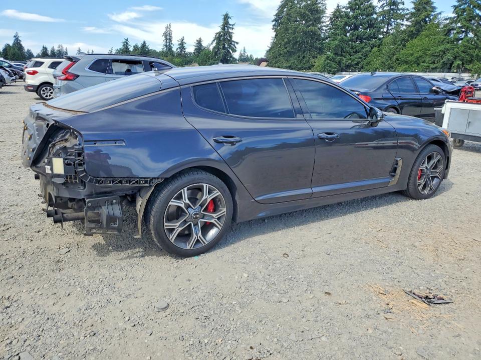2019 Kia Stinger VIN KNAE35LC6K6046462 COPART salvage auction — REAR END, WA - BILL OF SALE, sold $6,500 on 2026-07-10 (photo 3)