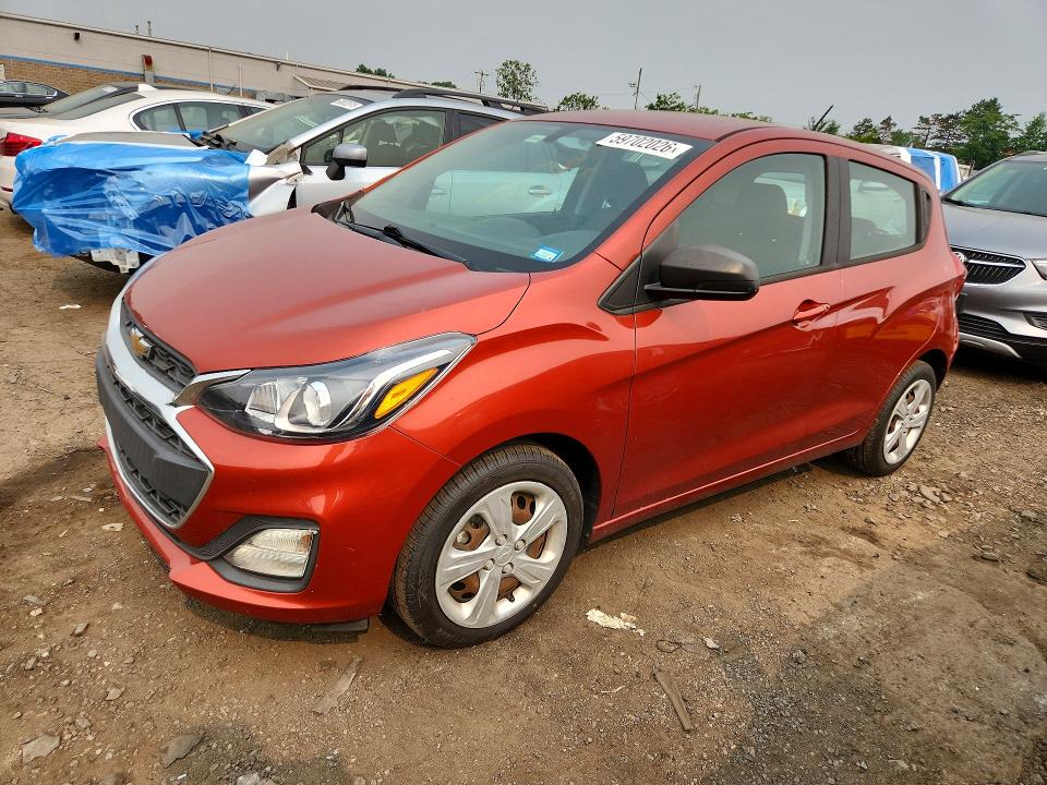 2021 Chevrolet Spark VIN KL8CB6SA0MC742590 COPART salvage auction — REAR END, CT - CERT OF TITLE-SALVAGE, sold $1,300 on 2026-07-31 (photo 1)