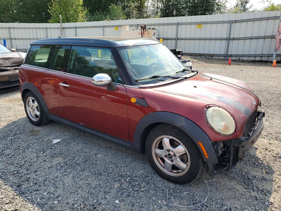 2009 Mini Cooper clubman VIN WMWML33509TN68677 COPART salvage auction — FRONT END, WA - BILL OF SALE, sold $400 on 2026-08-03 (photo 4)