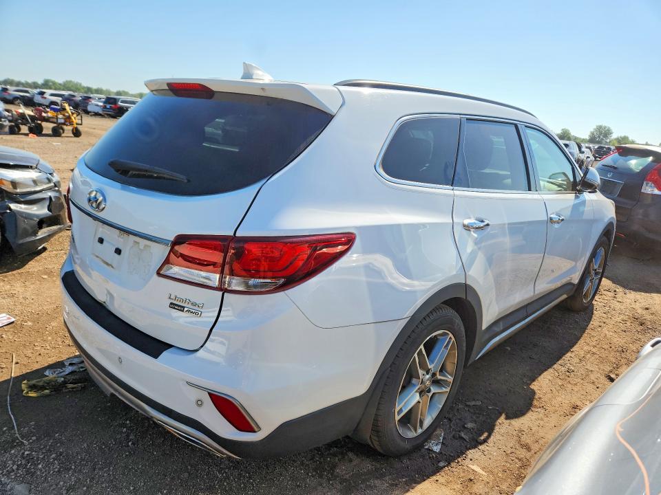 2017 Hyundai Santa fe VIN KM8SRDHF6HU252110 COPART salvage auction — MECHANICAL, Il - Certificate Of Title, sold $4,750 on 2026-07-09 (photo 3)
